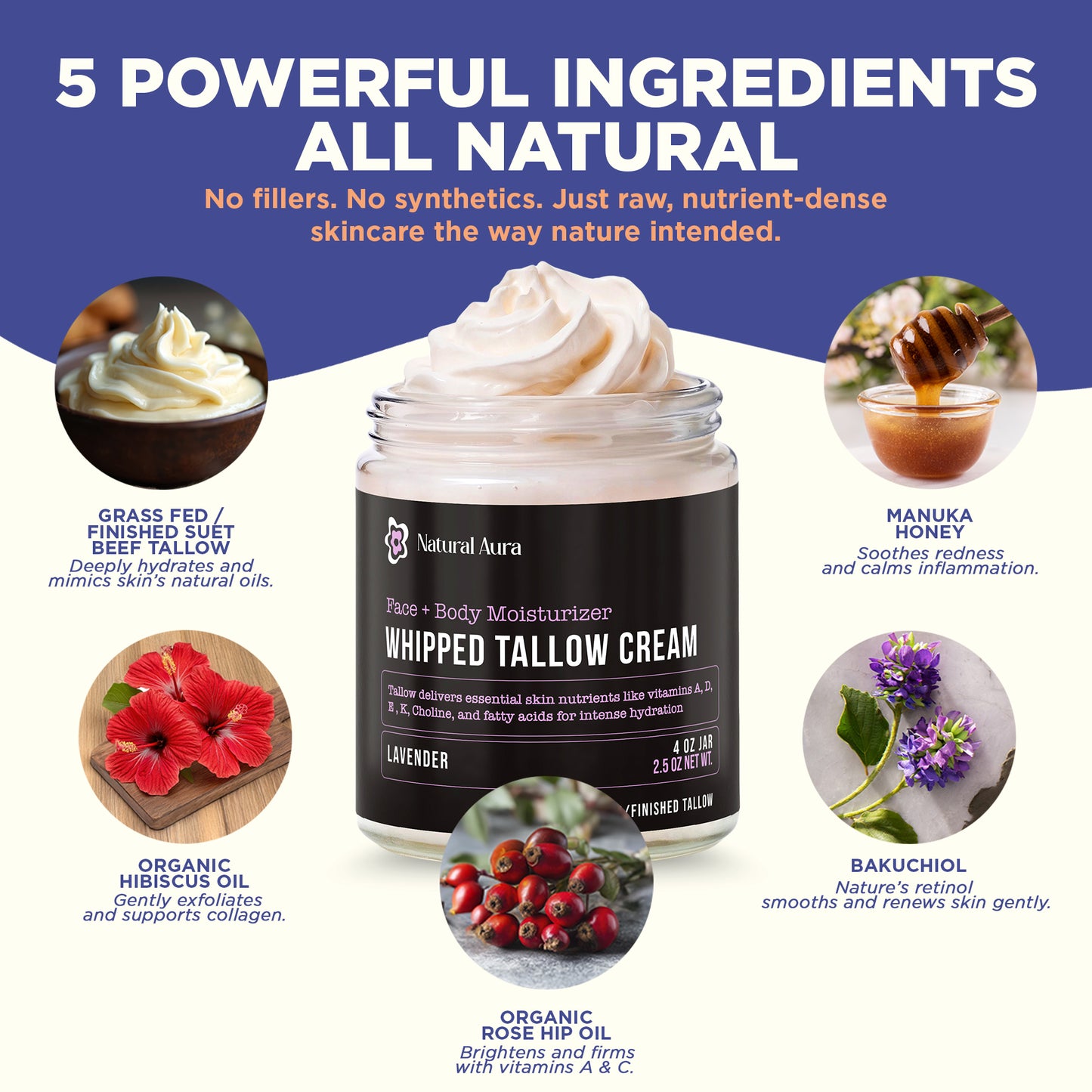 Natural Aura Beef Tallow