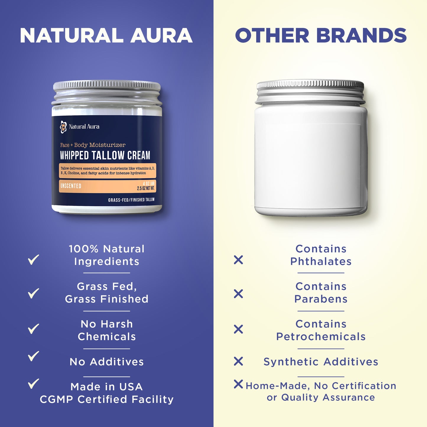 Natural Aura Beef Tallow