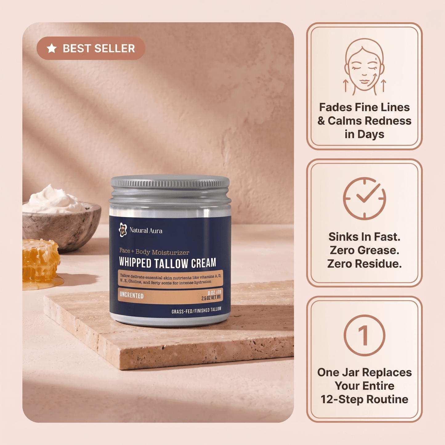 Natural Aura Beef Tallow